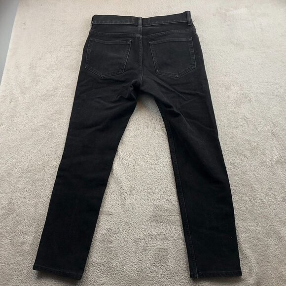 Everlane Women's Jeans 29x28 Black Denim Slim Straight Casual Classic - Picture 12 of 12